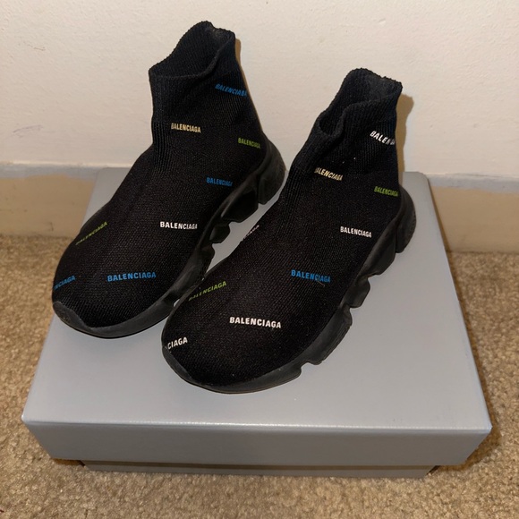 Toddler Balenciaga Sock Trainers Size 25-26 (9c-9.5c) - Picture 1 of 8